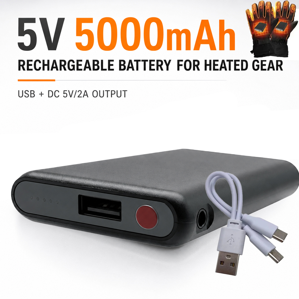Heated Vest Battery - 5v 5000mah luvas aquecidas bateria power