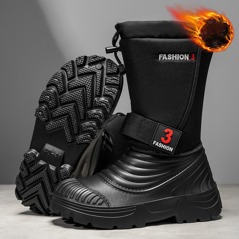 Waterproof Winter Boot - Novas botas de neve masculinas para