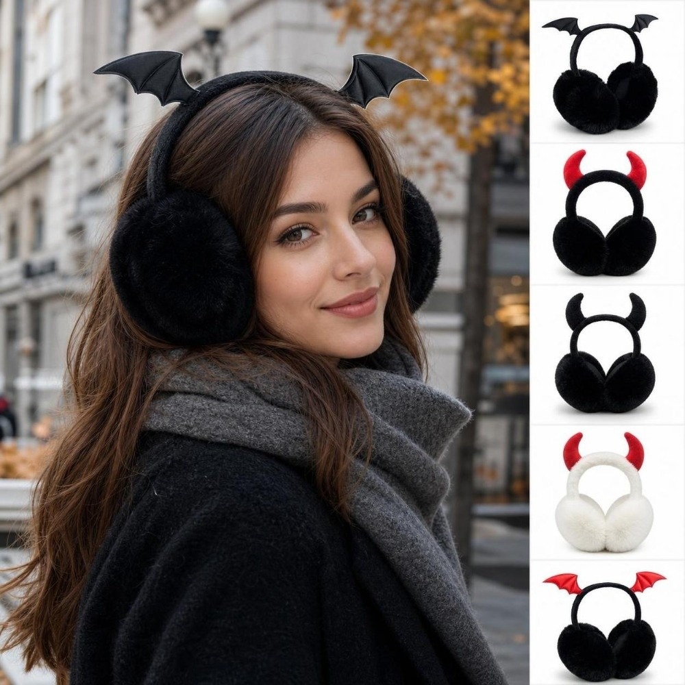 Earmuffs Foldable - Protetores de Orelha Góticos Dobráveis com