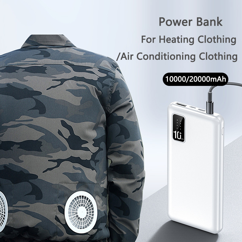 Heated Vest Battery - 20000mah power bank para colete aquecido