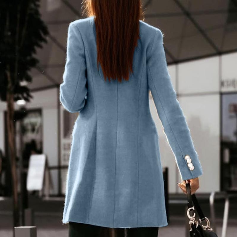 831A Casacos femininos lã outo - Wool Coat Peacoat avaliação e preço