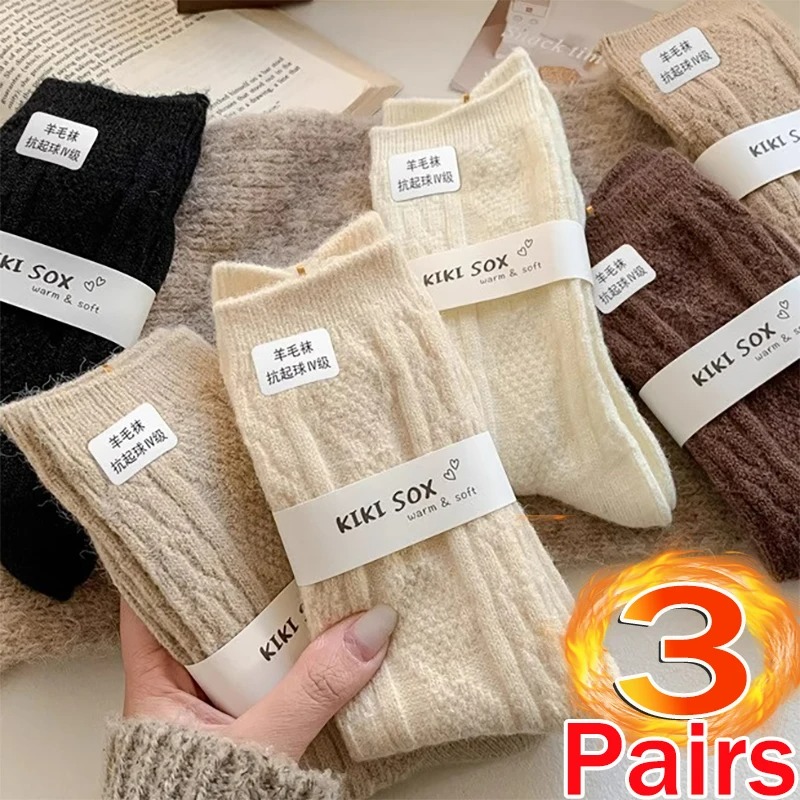 3 pares de meias de lã de caxe - Thermal Sock Wool avaliação e preço