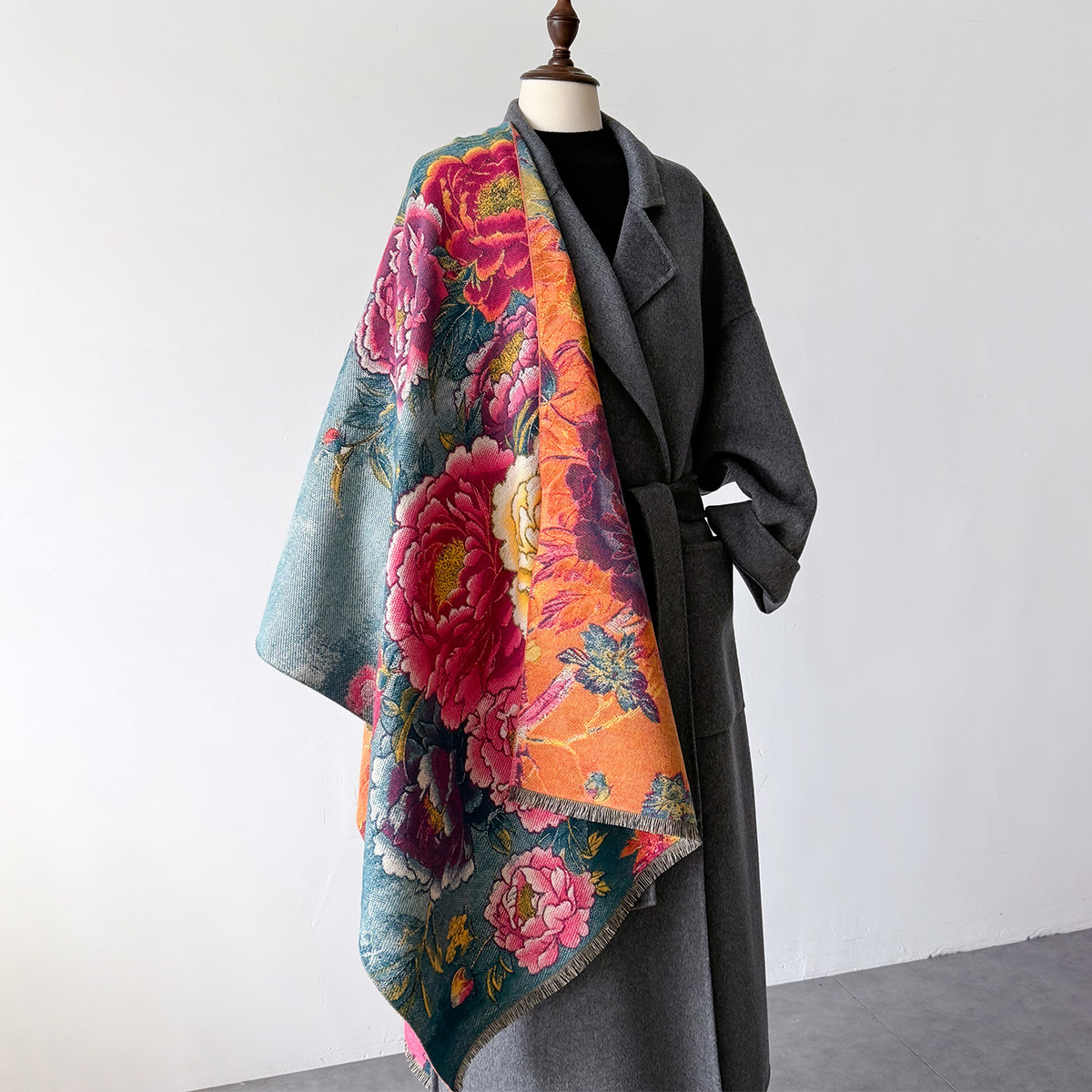 Lenço de caxemira quente femin - Cashmere Pashmina Wrap avaliação e preço