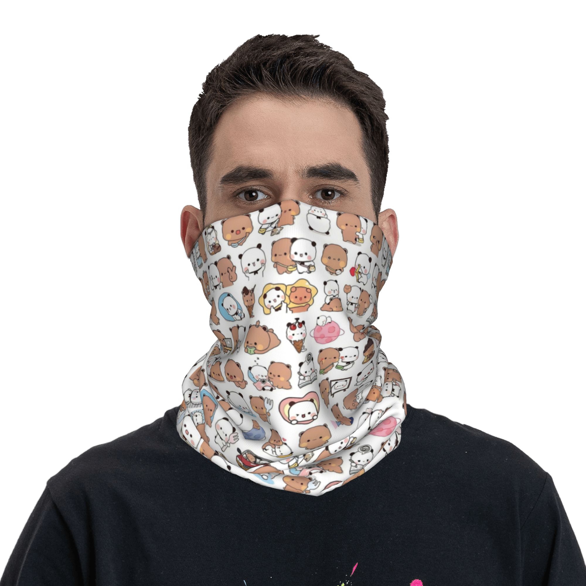 Urso personalizado dos desenho - Neck Gaiter Fleece avaliação e preço