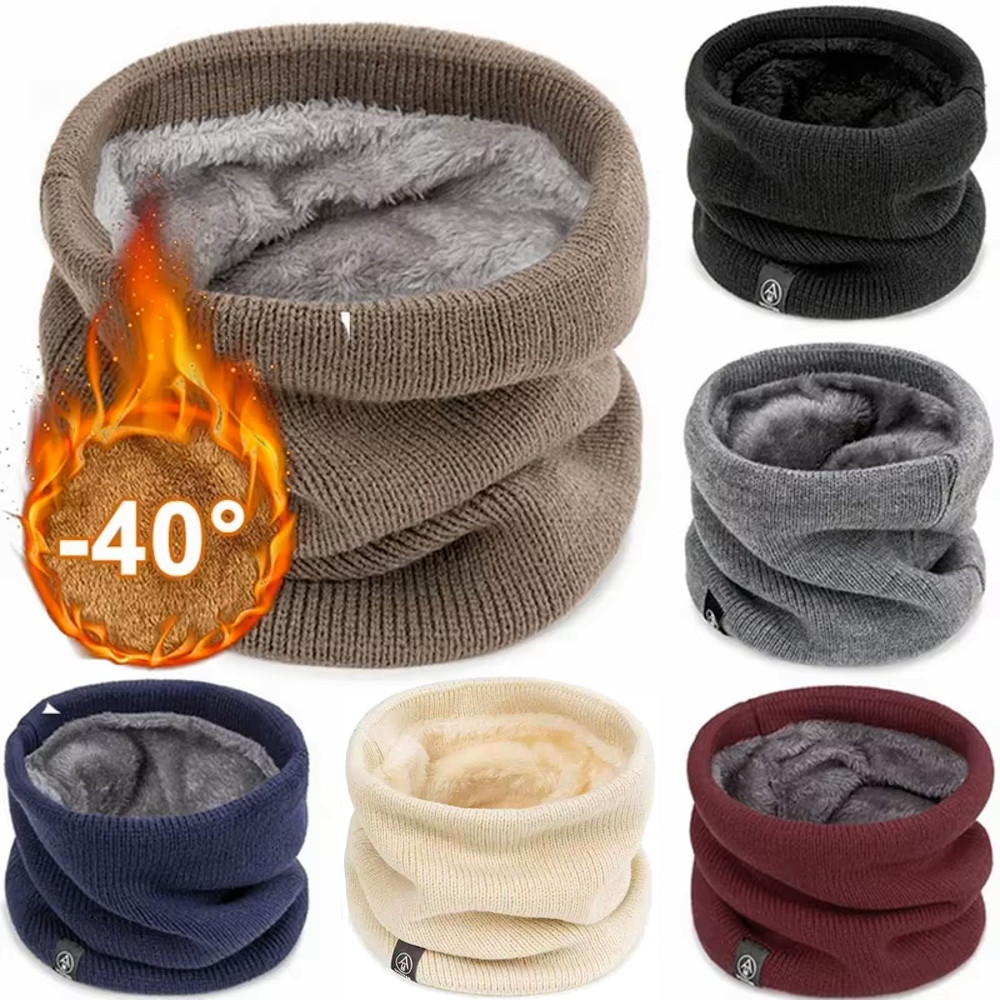 Gola de malha grossa forrada d - Neck Gaiter Fleece avaliação e preço