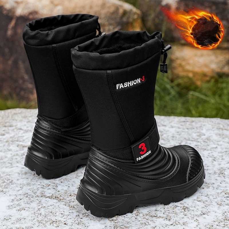 Novas botas de neve masculinas - Waterproof Winter Boot avaliação e preço