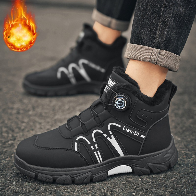 Novo Estilo de Inverno com Pel - Waterproof Winter Boot avaliação e preço