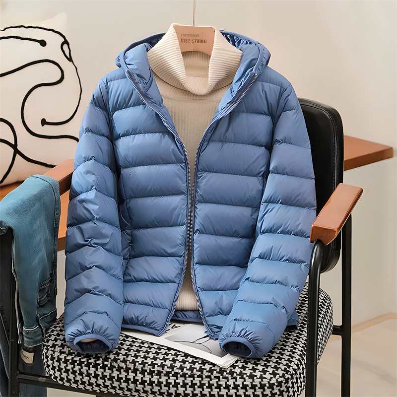 Plus size feminino com capuz c - Down Jacket Packable avaliação e preço
