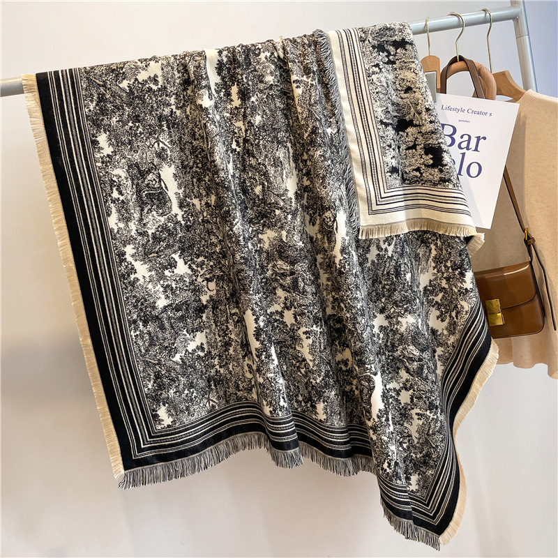 Lenço de luxo feminino mistura - Cashmere Pashmina Wrap avaliação e preço