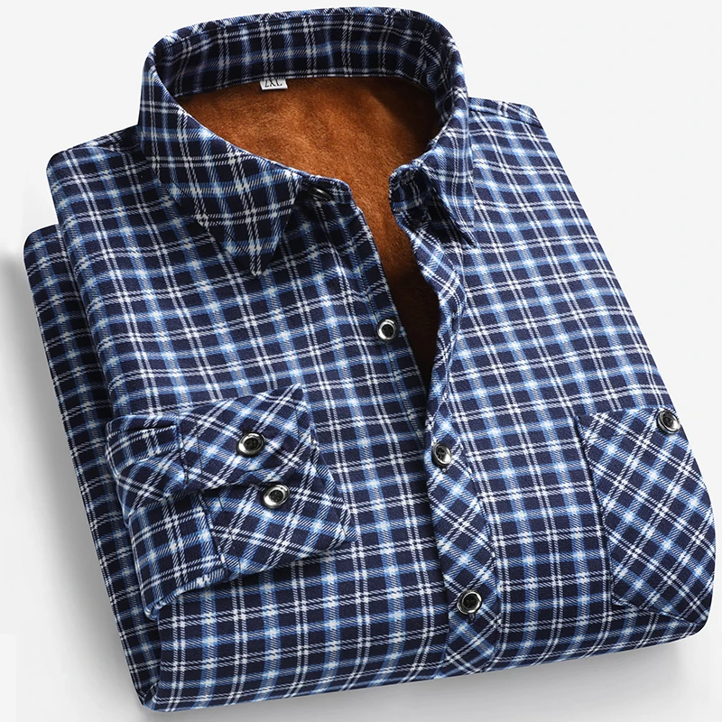 Camisa Masculina de Manga Long - Flannel Shirt Lined avaliação e preço